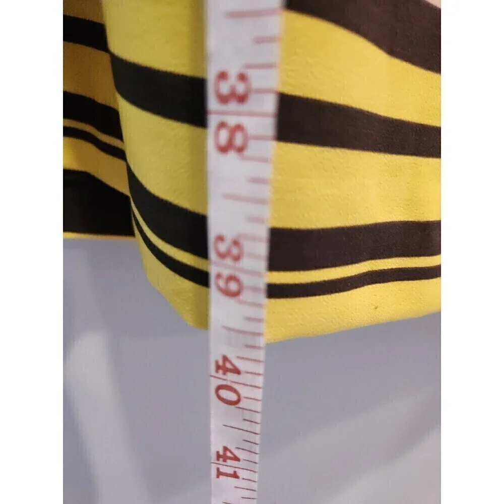 Eloquii Striped Sheath Dress Sleeveless, neutral colors, plus size, Knee Length - Picture 6 of 6